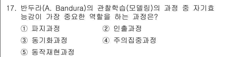청소년상담사_3급(2교시)(구) 2015년 17번 - 정답과 핵심 포인트를 검수 중인 기출문제