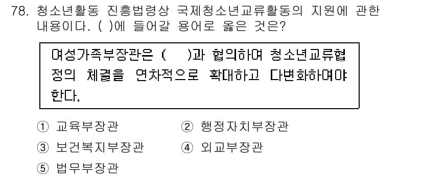청소년상담사_3급(2교시)(구) 2015년 78번 - 정답과 핵심 포인트를 검수 중인 기출문제