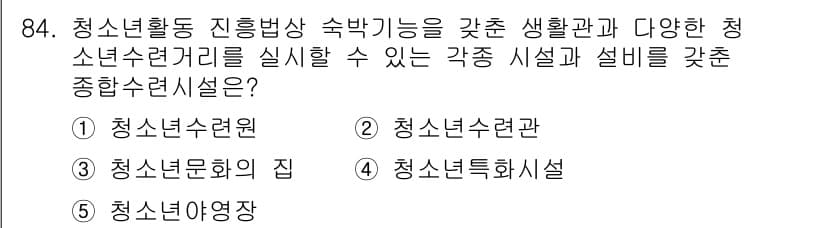 청소년상담사_3급(2교시)(구) 2015년 84번 - 정답과 핵심 포인트를 검수 중인 기출문제