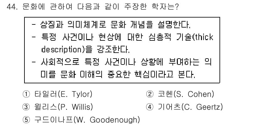 청소년상담사_3급(2교시) 2015년 44번 - 정답과 핵심 포인트를 검수 중인 기출문제