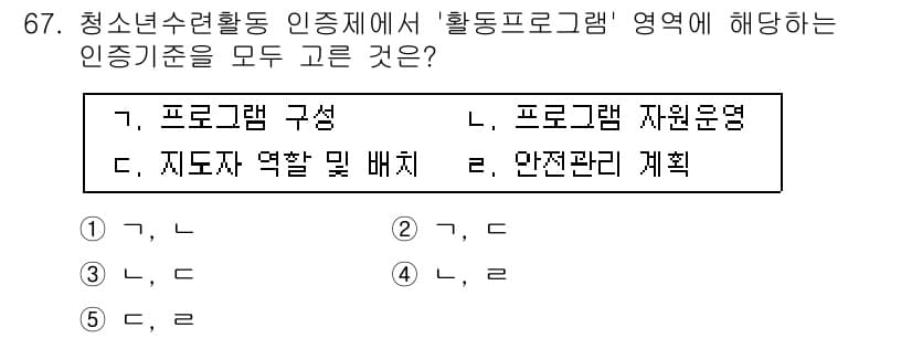 청소년상담사_3급(2교시) 2015년 67번 - 정답과 핵심 포인트를 검수 중인 기출문제