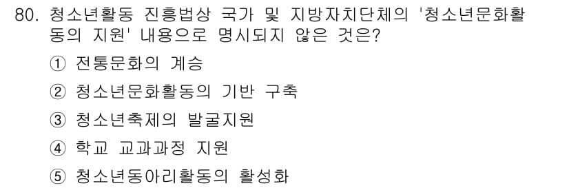 청소년상담사_3급(2교시) 2015년 80번 - 정답과 핵심 포인트를 검수 중인 기출문제