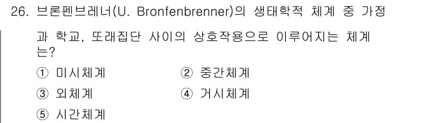 청소년상담사_3급(2교시)(구) 2016년 26번 - 정답과 핵심 포인트를 검수 중인 기출문제