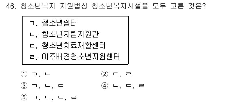 청소년상담사_3급(2교시)(구) 2016년 46번 - 정답과 핵심 포인트를 검수 중인 기출문제