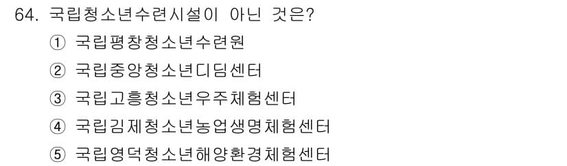 청소년상담사_3급(2교시)(구) 2016년 64번 - 정답과 핵심 포인트를 검수 중인 기출문제