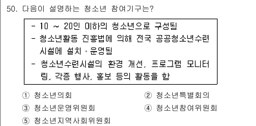 청소년상담사_3급(2교시)(구) 2017년 50번 - 정답과 핵심 포인트를 검수 중인 기출문제