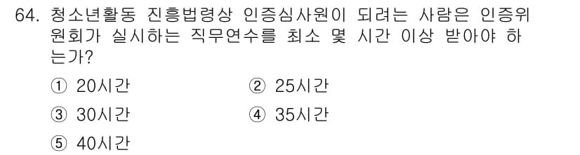 청소년상담사_3급(2교시) 2017년 64번 - 정답과 핵심 포인트를 검수 중인 기출문제