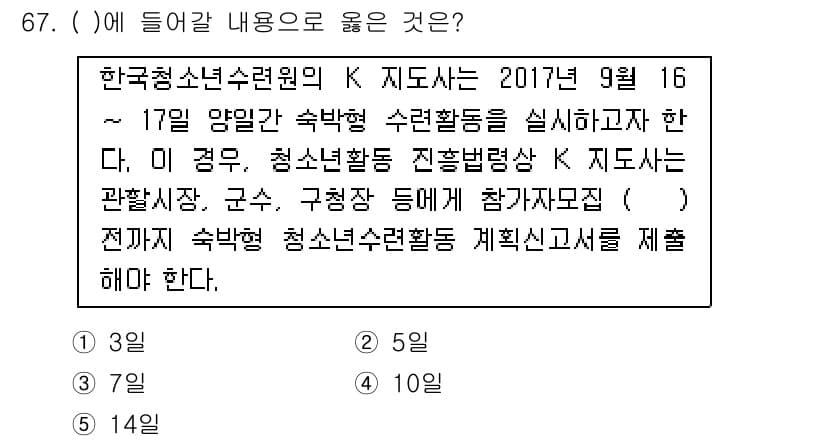 청소년상담사_3급(2교시) 2017년 67번 - 정답과 핵심 포인트를 검수 중인 기출문제