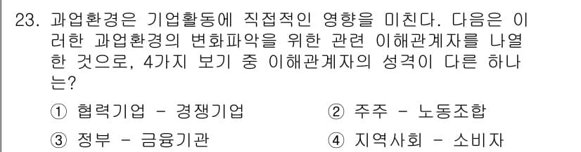 비서_2급 2019년 23번 - 정답과 핵심 포인트를 검수 중인 기출문제