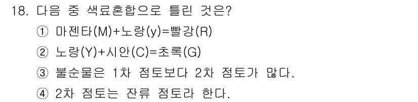 도자기공예기능사 2016년 18번 - 정답과 핵심 포인트를 검수 중인 기출문제