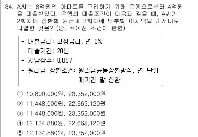 공인중개사_1차 2018년 34번 - 정답과 핵심 포인트를 검수 중인 기출문제