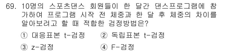 사회조사분석사_2급 2019년 69번 - 정답과 핵심 포인트를 검수 중인 기출문제