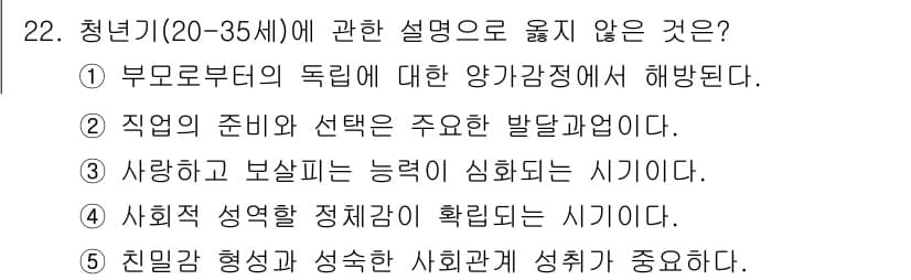 사회복지사_1급(1교시) 2019년 22번 - 정답과 핵심 포인트를 검수 중인 기출문제
