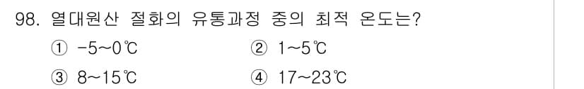 화훼장식기사 2018년 98번 - 정답과 핵심 포인트를 검수 중인 기출문제