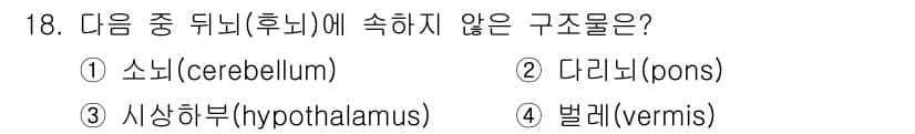 의공산업기사 2015년 18번 - 정답과 핵심 포인트를 검수 중인 기출문제