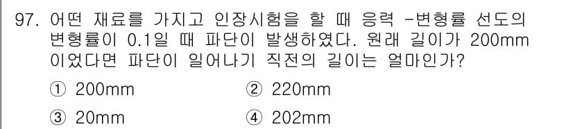 의공산업기사 2015년 97번 - 정답과 핵심 포인트를 검수 중인 기출문제