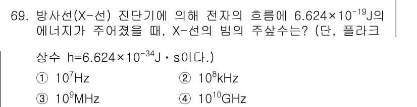 의공산업기사 2016년 69번 - 정답과 핵심 포인트를 검수 중인 기출문제