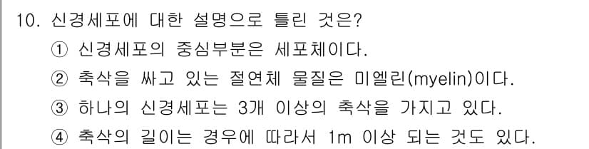 의공산업기사 2019년 10번 - 정답과 핵심 포인트를 검수 중인 기출문제