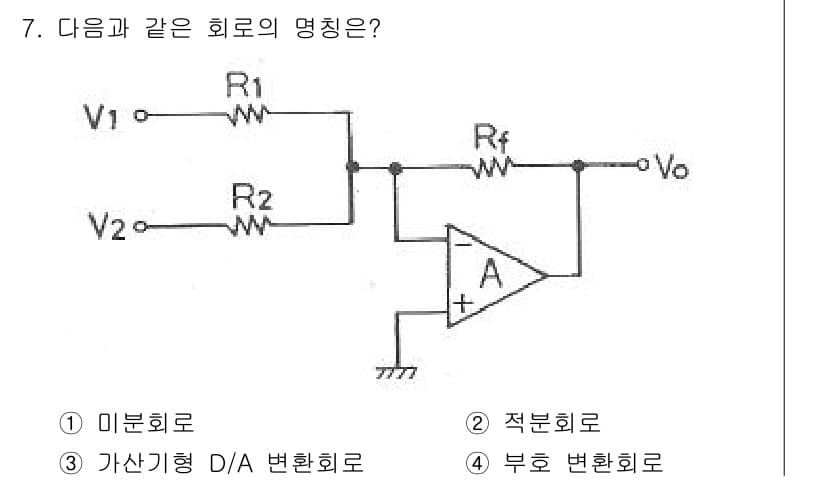 전파전자기능사(구) 2016년 7번 - 정답과 핵심 포인트를 검수 중인 기출문제