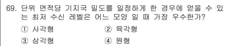 무선설비기사 2019년 69번 - 정답과 핵심 포인트를 검수 중인 기출문제