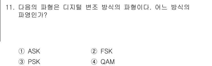 무선설비산업기사 2019년 11번 - 정답과 핵심 포인트를 검수 중인 기출문제