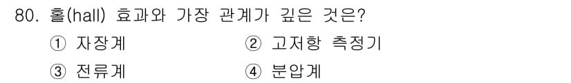 전자기사 2019년 80번 - 정답과 핵심 포인트를 검수 중인 기출문제