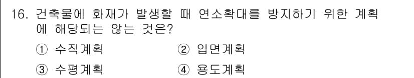 소방설비산업기사(기계) 2019년 16번 - 정답과 핵심 포인트를 검수 중인 기출문제