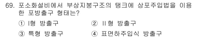 소방설비산업기사(기계) 2019년 70번 - 정답과 핵심 포인트를 검수 중인 기출문제