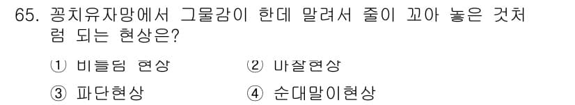 어로산업기사 2019년 65번 - 정답과 핵심 포인트를 검수 중인 기출문제