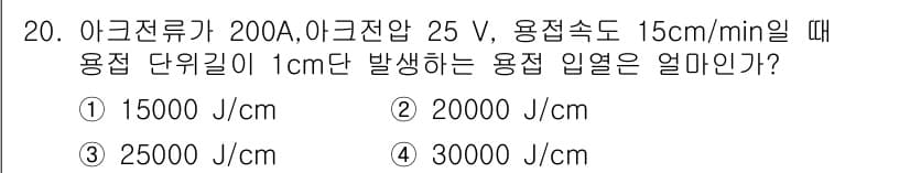 방사선비파괴검사산업기사(구) 2015년 20번 - 정답과 핵심 포인트를 검수 중인 기출문제