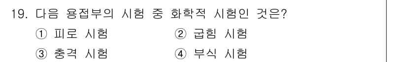 방사선비파괴검사산업기사(구) 2017년 19번 - 정답과 핵심 포인트를 검수 중인 기출문제