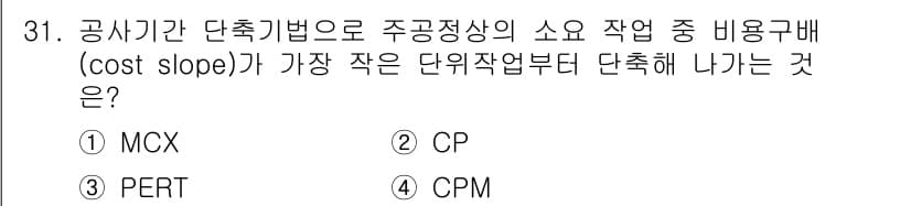 건축산업기사 2019년 31번 - 정답과 핵심 포인트를 검수 중인 기출문제