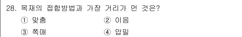 실내건축산업기사 2019년 28번 - 정답은 4번 '알밀'입니다. 목표의 집합방법과 가장 거리가 먼 것은 알밀... 에 관한 핵심 기출문제