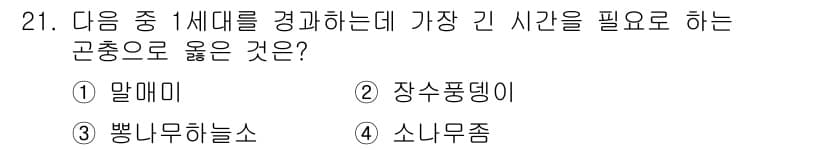 식물보호산업기사 2019년 21번 - 정답과 핵심 포인트를 검수 중인 기출문제