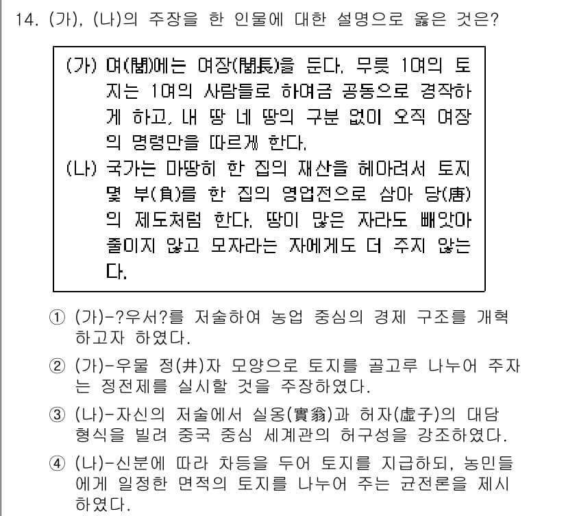 계리직공무원_한국사 2019년 14번 - 정답과 핵심 포인트를 검수 중인 기출문제
