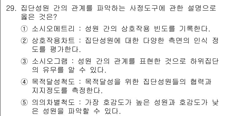 사회복지사_1급(2교시)(구) 2020년 29번 - 정답과 핵심 포인트를 검수 중인 기출문제