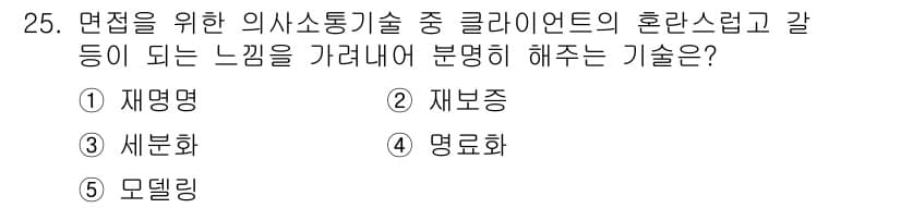 사회복지사_1급(2교시) 2020년 25번 - 정답과 핵심 포인트를 검수 중인 기출문제