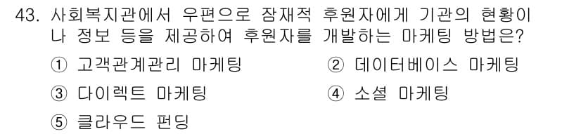사회복지사_1급(3교시) 2020년 43번 - 정답과 핵심 포인트를 검수 중인 기출문제