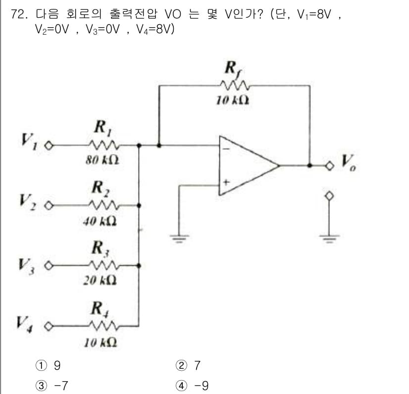 전자산업기사 2019년 72번 - 정답과 핵심 포인트를 검수 중인 기출문제