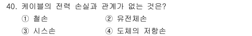 전기기사_필기 2019년 40번 - 정답과 핵심 포인트를 검수 중인 기출문제