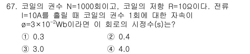 전기산업기사 2019년 67번 - 정답과 핵심 포인트를 검수 중인 기출문제