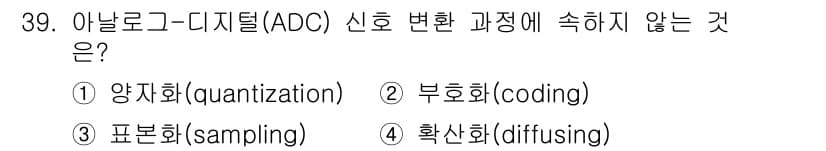 의공기사 2019년 39번 - 정답과 핵심 포인트를 검수 중인 기출문제