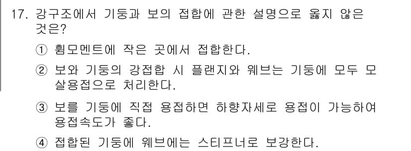 건축설비산업기사 2019년 17번 - 정답과 핵심 포인트를 검수 중인 기출문제