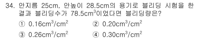 콘크리트산업기사 2019년 35번 - 정답과 핵심 포인트를 검수 중인 기출문제