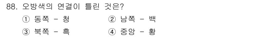 컬러리스트기사 2019년 88번 - 정답과 핵심 포인트를 검수 중인 기출문제