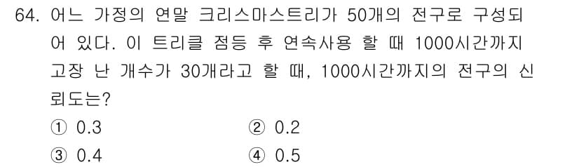 품질경영기사 2019년 64번 - 정답과 핵심 포인트를 검수 중인 기출문제