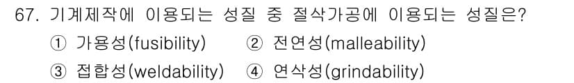 생산자동화산업기사 2019년 67번 - 정답과 핵심 포인트를 검수 중인 기출문제