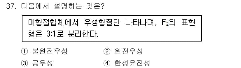 종자산업기사 2019년 37번 - 정답과 핵심 포인트를 검수 중인 기출문제
