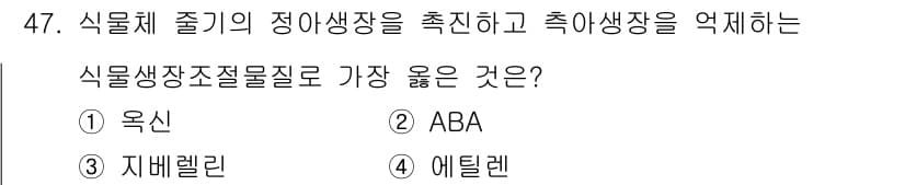 종자산업기사 2019년 47번 - 정답과 핵심 포인트를 검수 중인 기출문제