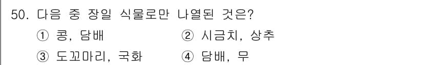 종자산업기사 2019년 50번 - 정답과 핵심 포인트를 검수 중인 기출문제